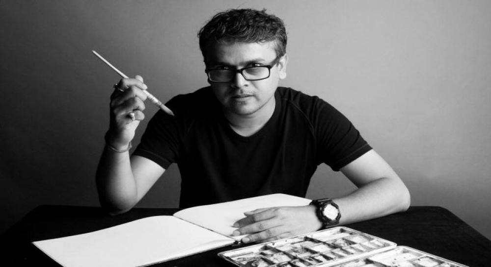 The Weekend Leader - Painful to see visual artists not getting royalty, says Rahul Chakraborty